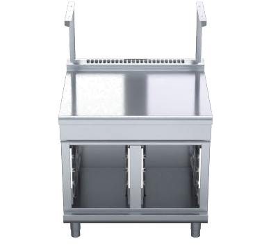 Waldorf 800 Series Btl8900S Cb 900Mm Bench Top Salamander Support Low Back Version Cabinet