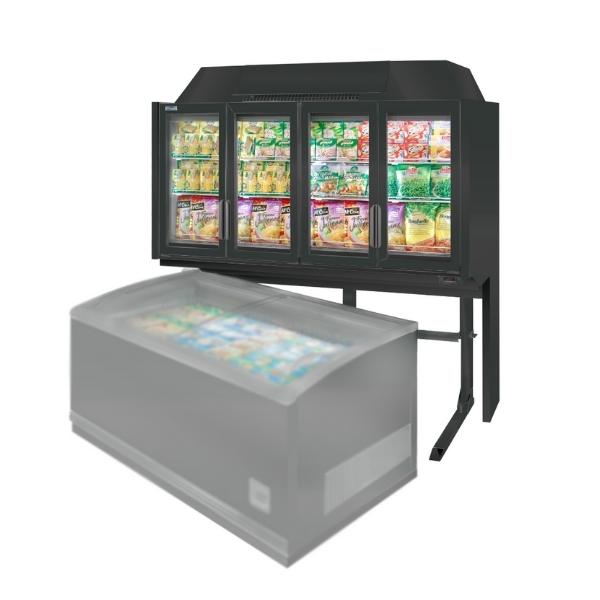 Bonnet Névé Sound Top Overhead Glass Door Freezer - 4D - 2500mm - Whisk Hospitality - BN_SOUT/250C/EG5