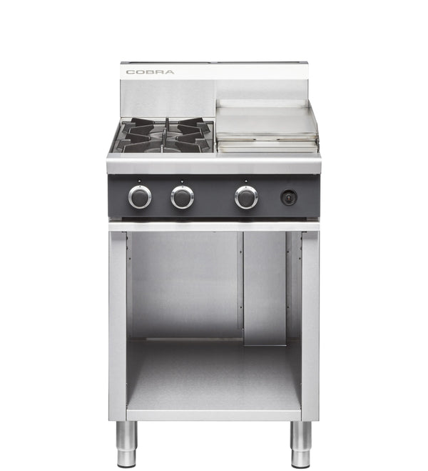 Cobra C6C 600Mm Two Burner Griddle Gas Cooktop