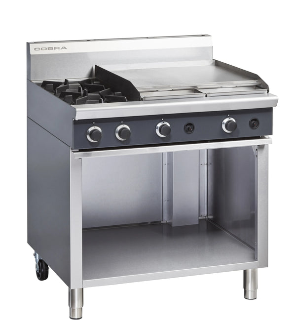 Cobra C9B 900Mm Two Burner Griddle Gas Cooktop