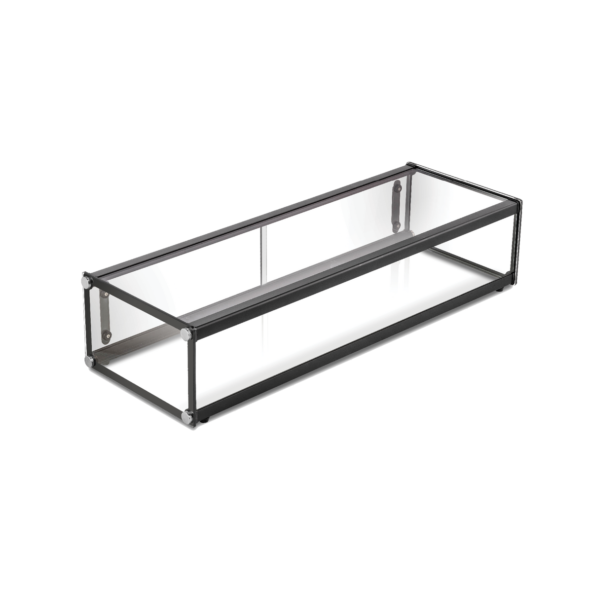 Exquisite Single Tier Flat Glass Ambient Cake Display - CD48 - Whisk Hospitality - CD48