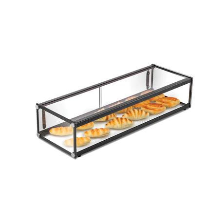 Exquisite Single Tier Flat Glass Ambient Cake Display - CD48 - Whisk Hospitality - CD48