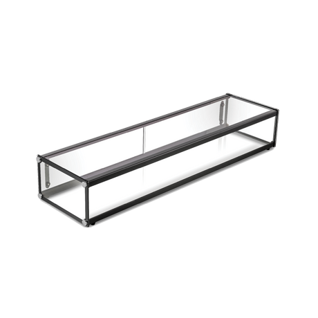 Exquisite Single Tier Flat Glass Ambient Cake Display - CD68 - Whisk Hospitality - CD68