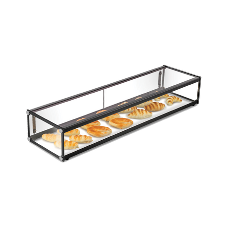 Exquisite Single Tier Flat Glass Ambient Cake Display - CD68 - Whisk Hospitality - CD68