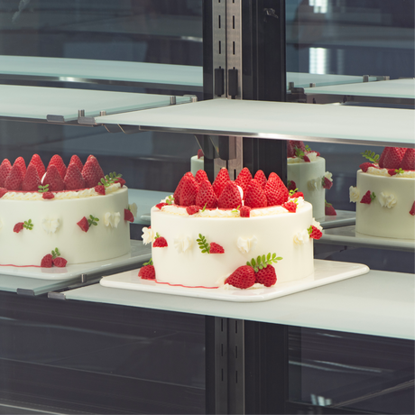 CDM215 Three Tiers Cake Display Refrigerators – Mirror Display - Whisk Hospitality - CDM215