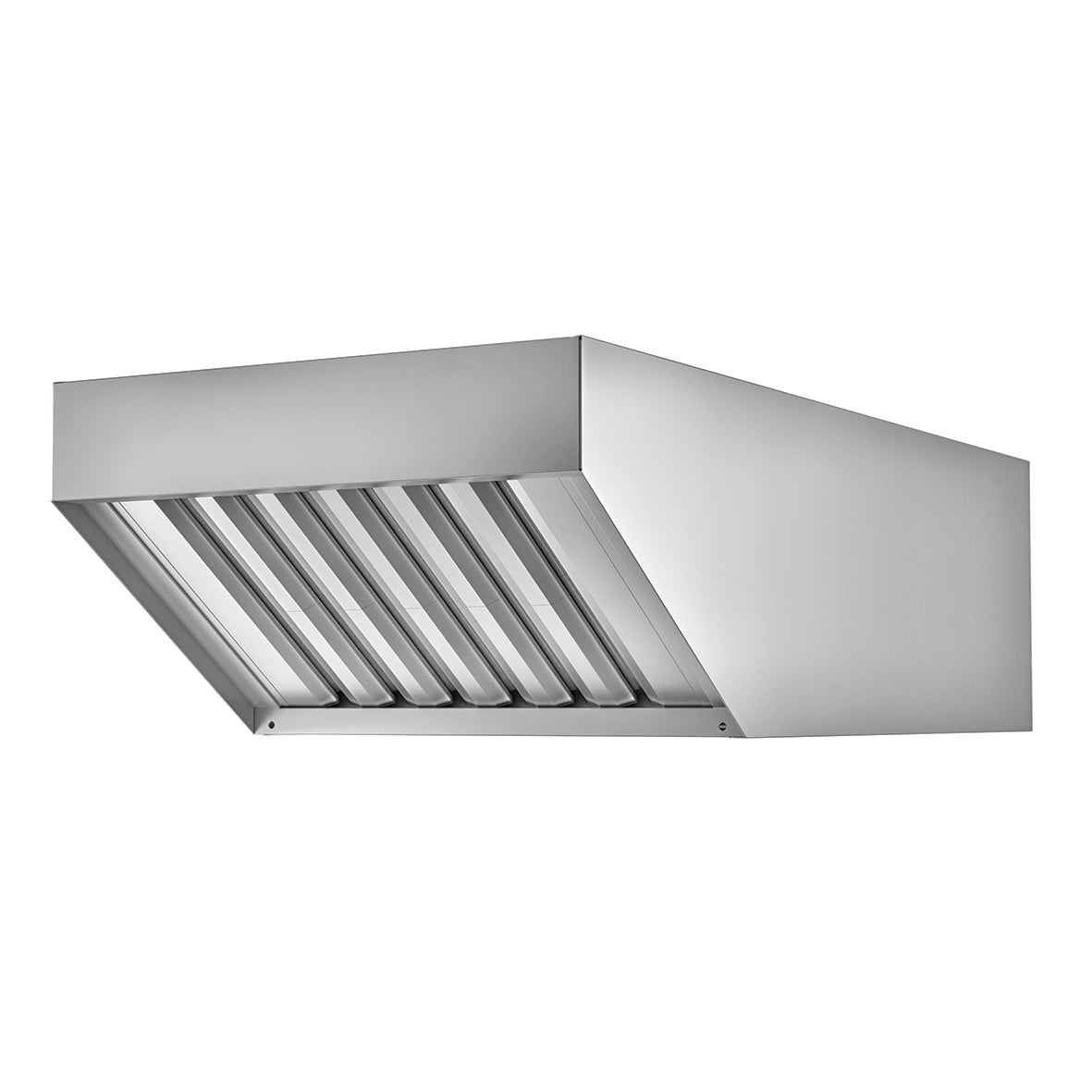 LAINOX Stainless steel extractor hood with motor and air-cooled steam condenser. Suitable for models COEN061R and COEN101R. 510 x 1033 x 300H mm