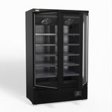 Supermarket Two Glass Doors Upright Display Fridge - 1000 Litre