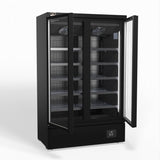 Supermarket Two Glass Doors Upright Display Fridge - 1000 Litre