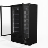 Supermarket Two Glass Doors Upright Display Fridge - 1000 Litre