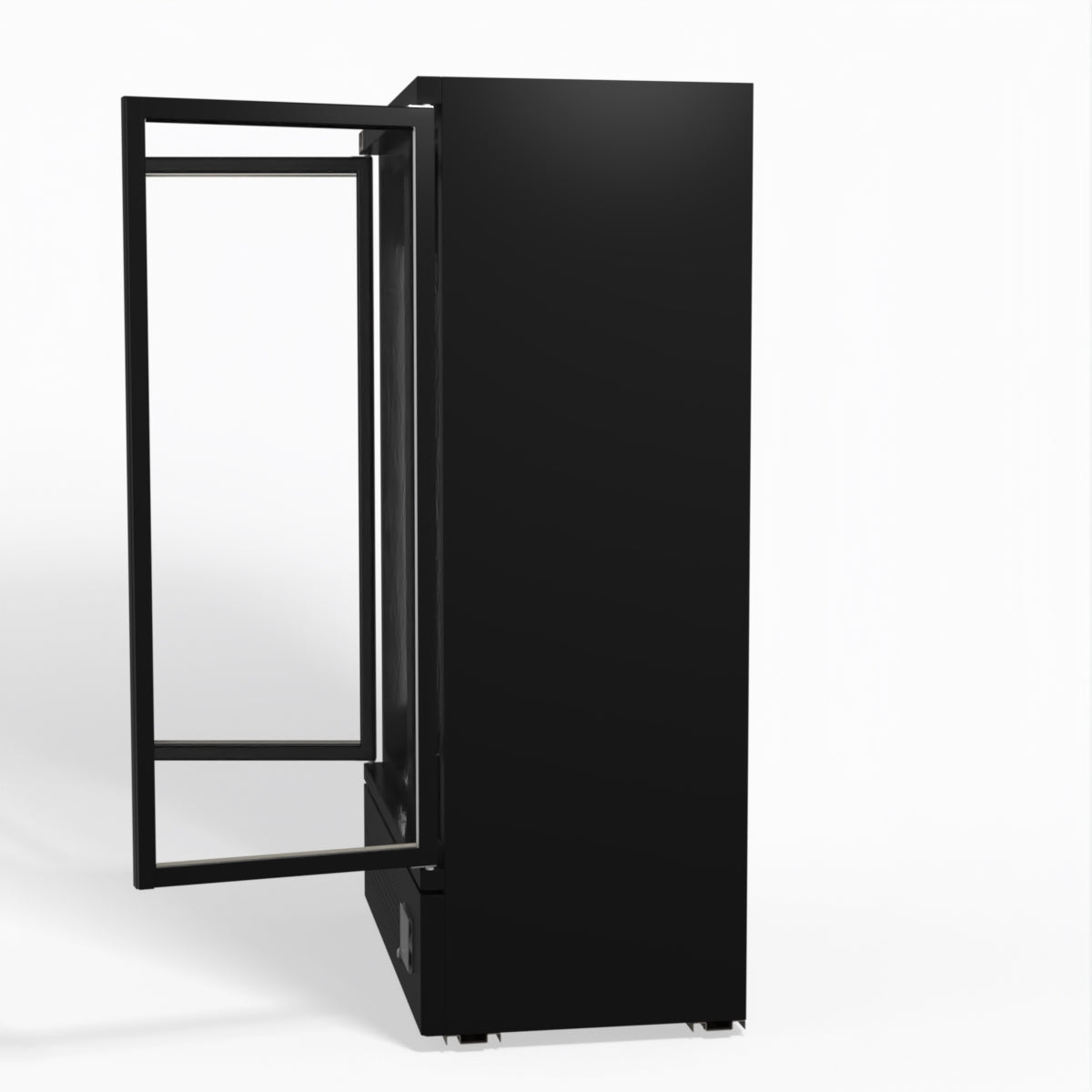 Supermarket Two Glass Doors Upright Display Fridge - 1000 Litre