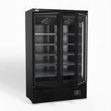 Supermarket Two Glass Doors Upright Display Fridge - 1000 Litre