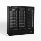 Supermarket Three Glass Doors Upright Display Fridge - 1539 Litre