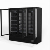 Supermarket Three Glass Doors Upright Display Fridge - 1539 Litre