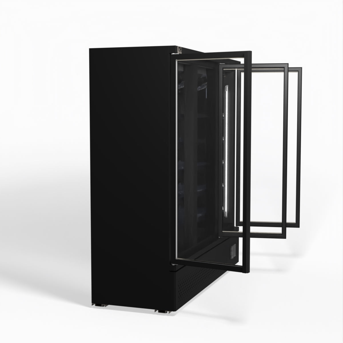 Supermarket Three Glass Doors Upright Display Fridge - 1539 Litre