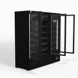 Supermarket Three Glass Doors Upright Display Fridge - 1539 Litre