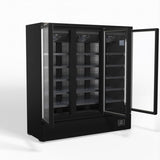 Supermarket Three Glass Doors Upright Display Fridge - 1539 Litre