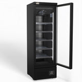 Supermarket Single Glass Door Upright Display Fridge - 450 Litre