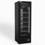 Supermarket Single Glass Door Upright Display Fridge - 450 Litre