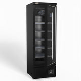 Supermarket Single Glass Door Upright Display Fridge - 450 Litre