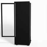 Supermarket Single Glass Door Upright Display Fridge - 450 Litre