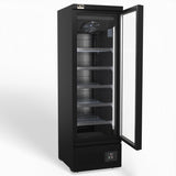 Supermarket Single Glass Door Upright Display Fridge - 450 Litre