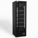 Supermarket Single Glass Door Upright Display Fridge - 450 Litre