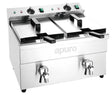 Apuro Double Induction Fryer - 2x3kW