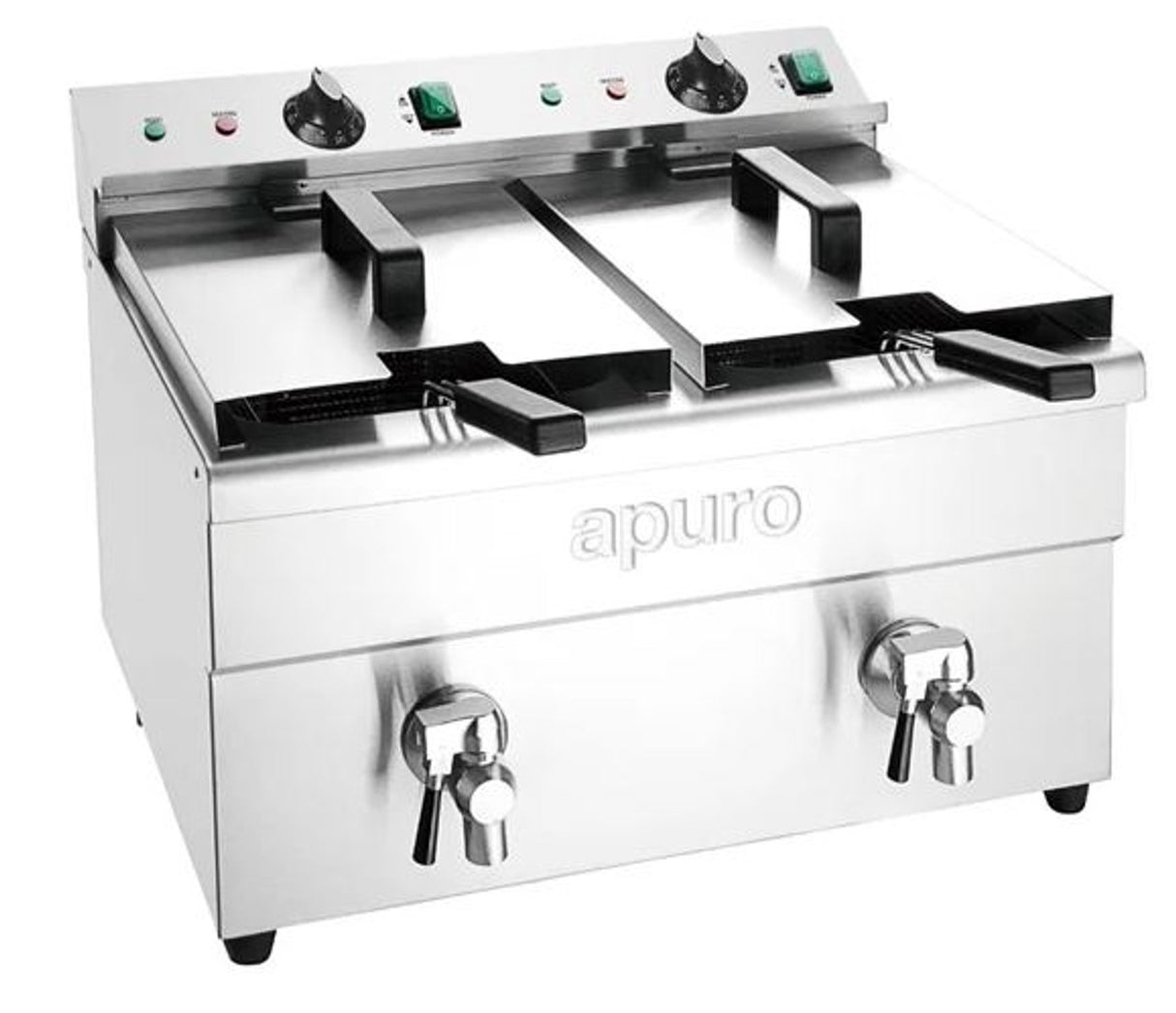 Apuro Double Induction Fryer - 2x3kW