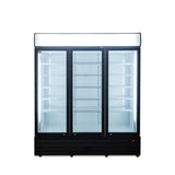 AG 1500L Triple Door Upright Display Fridge - Glass Door CU1500TNG