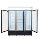 AG 1500L Triple Door Upright Display Fridge - Glass Door CU1500TNG