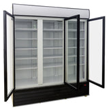AG 1500L Triple Door Upright Display Fridge - Glass Door CU1500TNG
