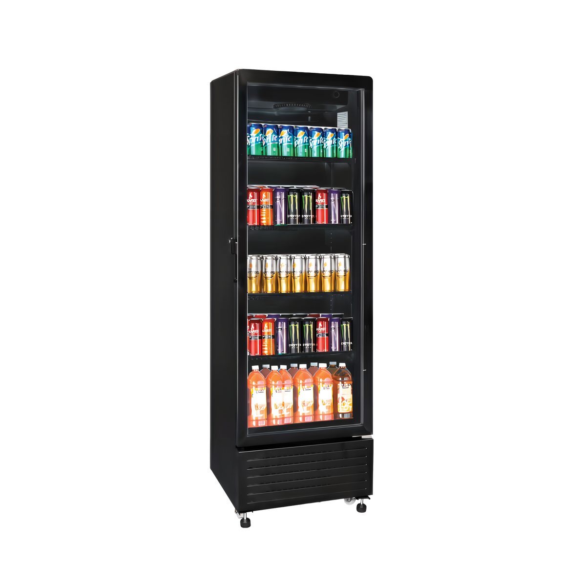 Exquisite One Glass Doors Upright Display Fridge – Black - DC150 - Whisk Hospitality