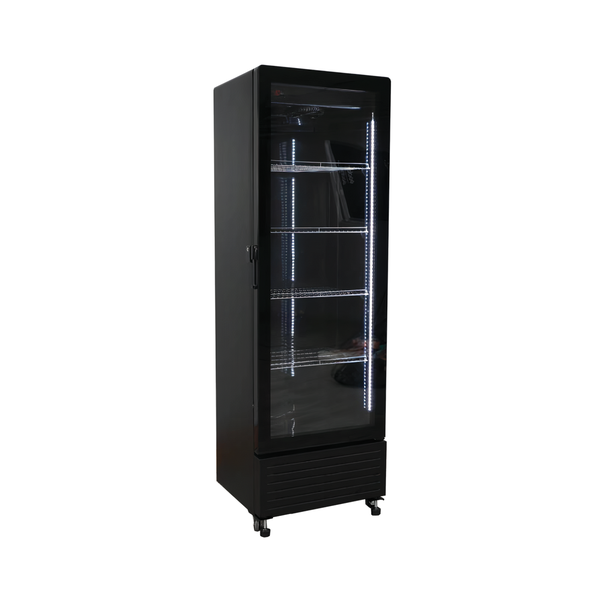 Exquisite One Glass Doors Upright Display Refrigerators – Black - DC360 - Whisk Hospitality