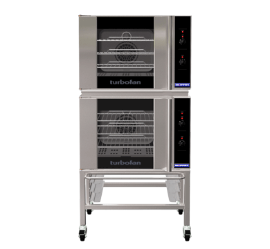 Turbofan E30M32 Double Stacked Gn 11 Manual Electric Convection Ovens Double Stacked