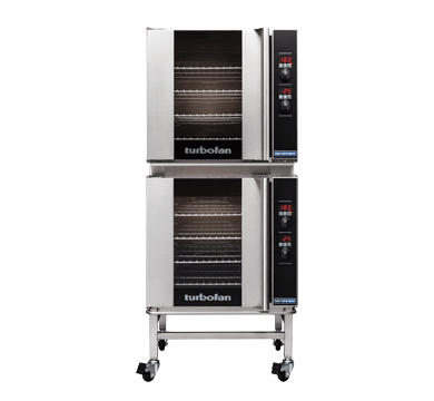 Turbofan E32D42 Full Size Tray Digital Electric Convection Ovens Double Stacked