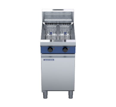 Blue Seal Evolution Series E44 450Mm Twin Pan Electric Fryer
