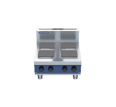 Blue Seal Evolution Series E514S B 600Mm Electric Cooktop Sealed Hobs Bench Model
