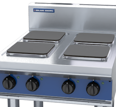 Blue Seal Evolution Series E514S Ls 600Mm Electric Cooktop Sealed Hobs Leg Stand