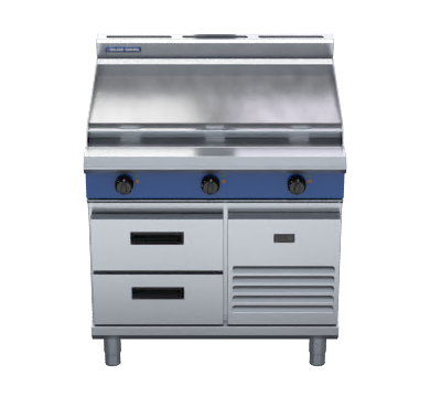 Blue Seal Evolution Series E516A Rb 900Mm Electric Cooktop Refrigerated Base