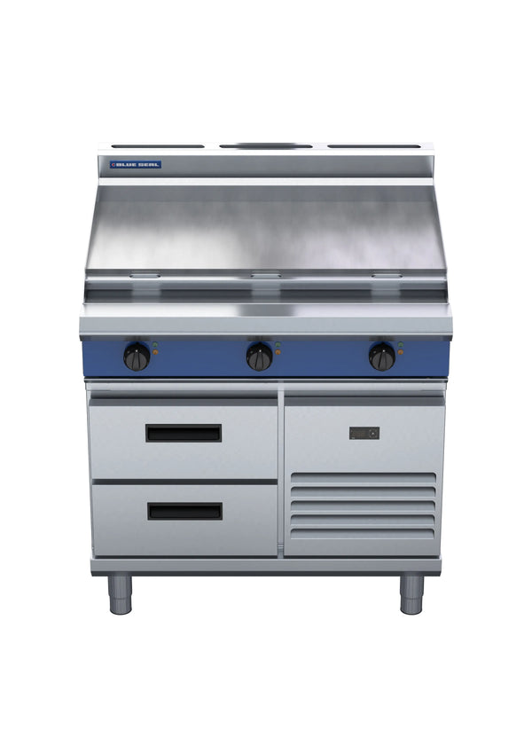 Blue Seal Evolution Series E516A Rb 900Mm Electric Cooktop Refrigerated Base