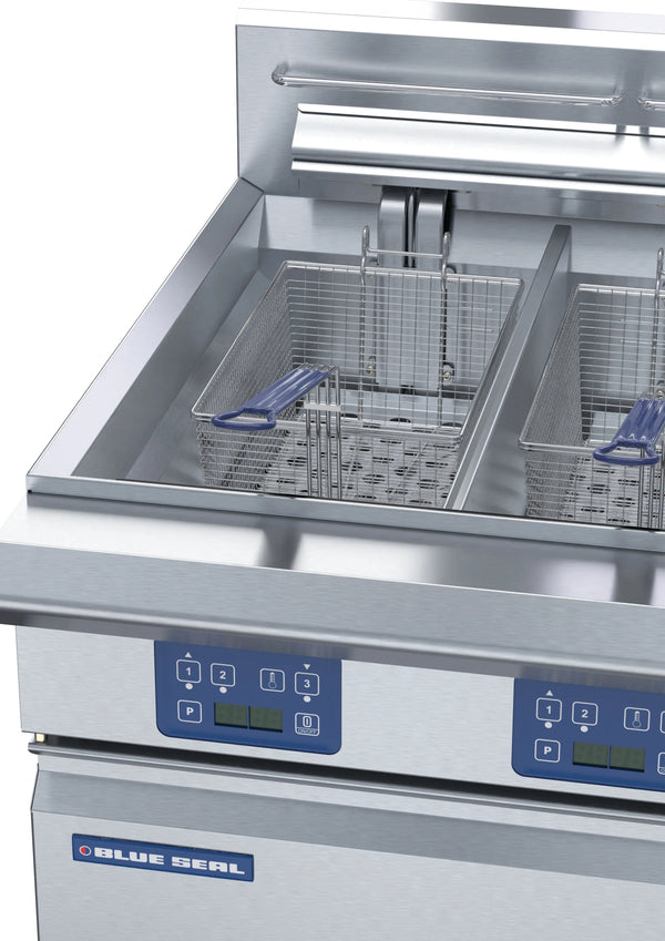 Blue Seal Evolution Series E66E 600Mm Twin Pan Electric Fryer