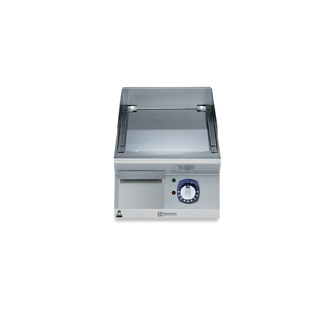 Electrolux 700XP Electric Griddle Plate with Smooth Polished Chrome Plate 400mm E7FTEDCSI0 - Whisk Hospitality - E7FTEDCSI0