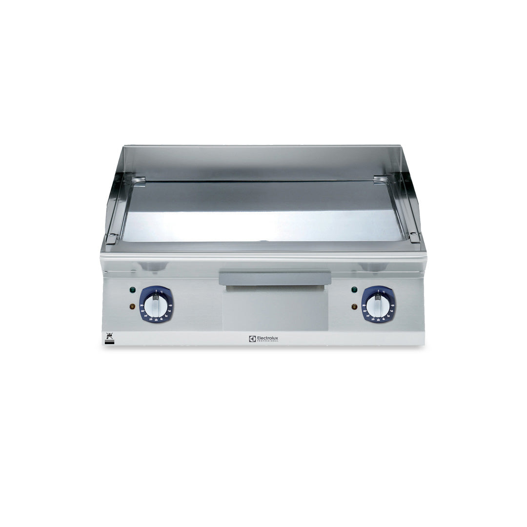 Electrolux 700XP Electric Griddle Plate with Smooth Polished Chrome Plate 800mm E7FTEHCSI0 - Whisk Hospitality - E7FTEHCSI0