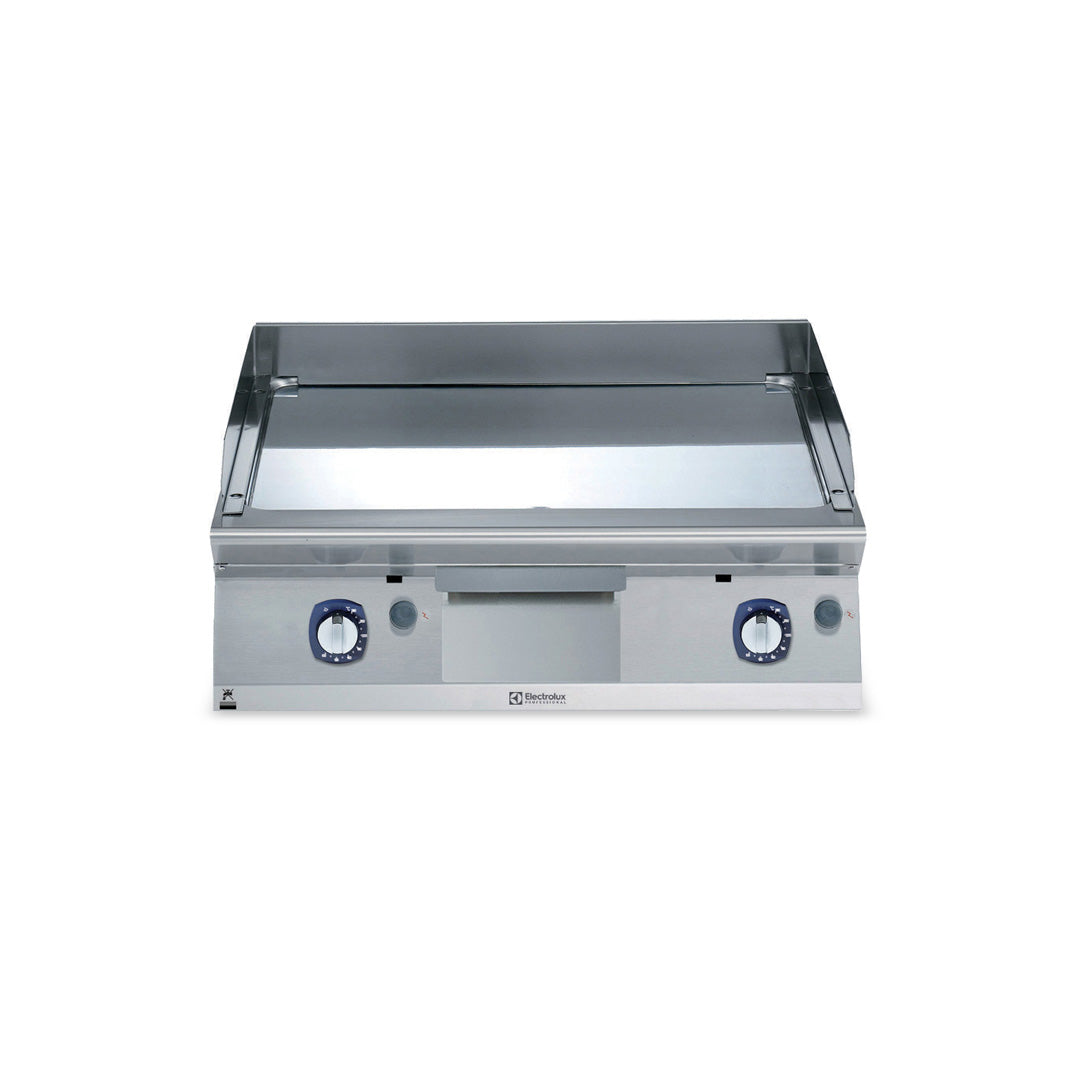 Electrolux 700XP Gas Griddle Plate with Smooth Polished Chrome Plate 800mm E7FTGHCS00 - Whisk Hospitality - E7FTGHCS00