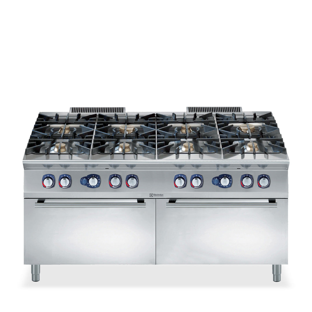 Electrolux 900XP 8 Burner Gas Range with Double Gas Oven 1600mm E9GCGP8CGA - Whisk Hospitality - E9GCGP8CGA