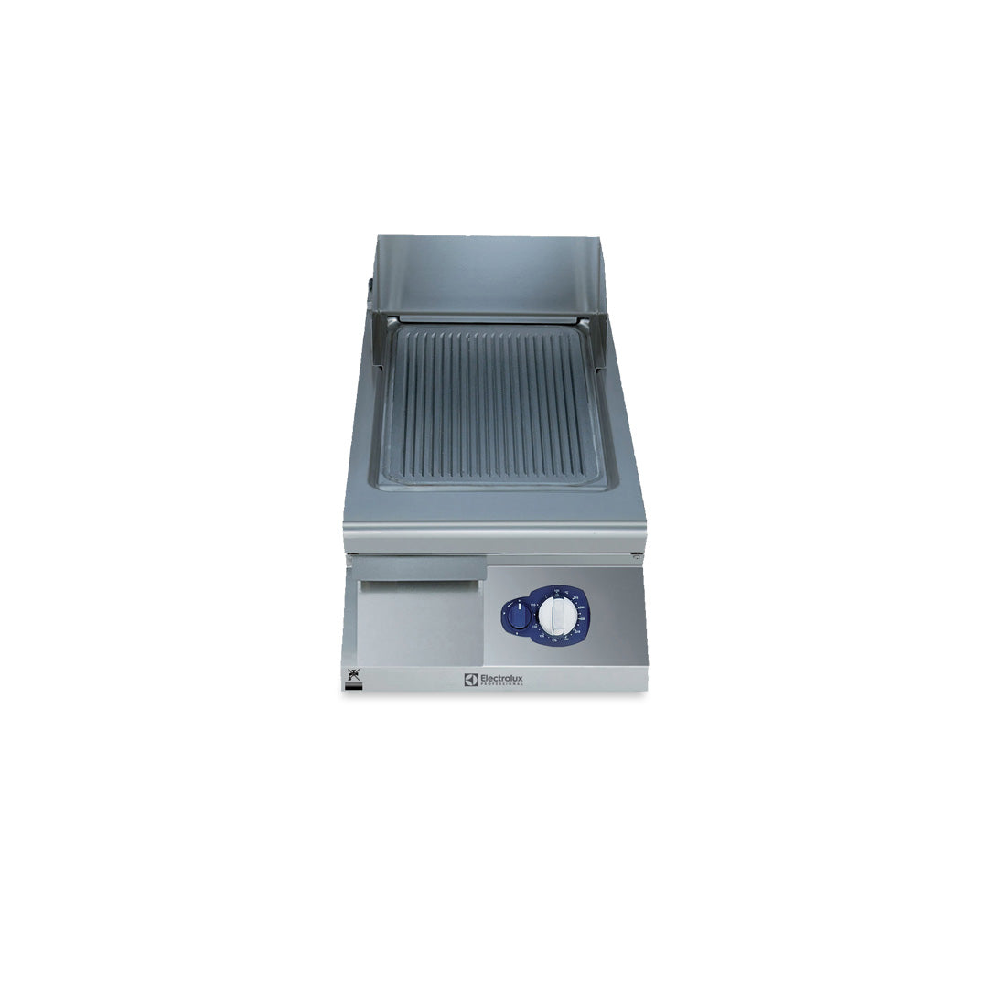 Electrolux 900XP Gas Griddle Plate with Ribbed Brushed Chrome Plate 400mm E9IILAAOMCA - Whisk Hospitality - E9IILAAOMCA