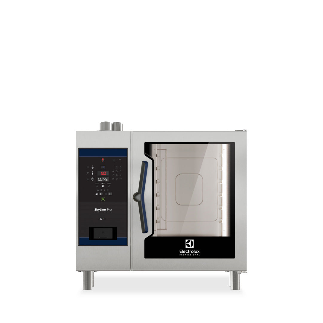 Electrolux SkyLine Pro 6 x 1/1GN Electric Direct Steam Combi Oven with Digital Controls ECOE61C2S0 - Whisk Hospitality - ECOE61C2S0