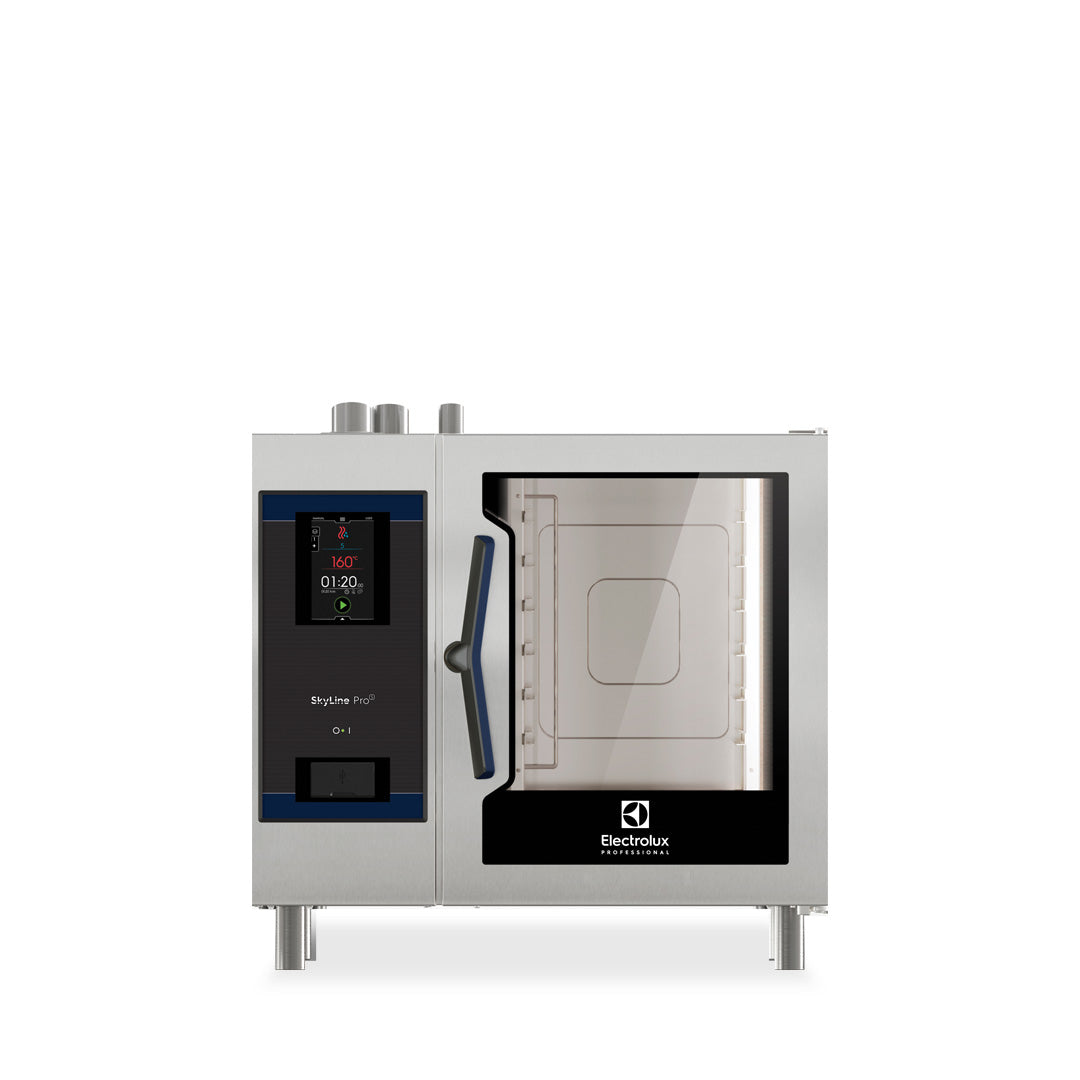 Electrolux SkyLine ProS 6 x 1/1GN Gas Direct Steam Combi Oven with Touch Controls ECOG61K2U0 - Whisk Hospitality - ECOG61K2U0