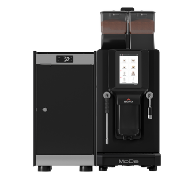 Rancilio Egcm Mode Pm Blk Fully Automatic Coffee Machine Milk Fridge