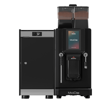 Rancilio Egcm Mode Pm Blk Fully Automatic Coffee Machine Milk Fridge